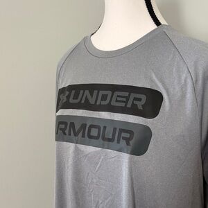 Under Armour Men's Short Sleeve Gray Tee